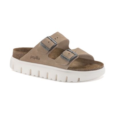 Birkenstock Arizona Chunky Suede Leather - Brun - Sandaler Birkenstock Arizona Chunky Suede Leather - Brun - Sandaler
