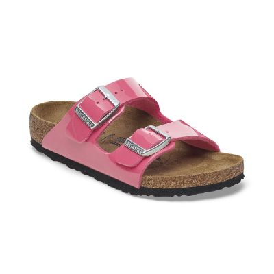 Birkenstock Arizona Kids BS Birko-Flor Patent Regular Fit - Rosa - Sandaler Birkenstock Arizona Kids BS Birko-Flor Patent Regular Fit - Rosa - Sandaler