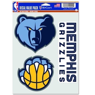 WinCraft NBA Memphis Grizzlies Multi Use Decal - Blå - Nálepky
