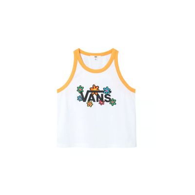 Vans Stacked Floral Tank - Hvit - Kortermet T-skjorte Vans Stacked Floral Tank - Hvit - Kortermet T-skjorte