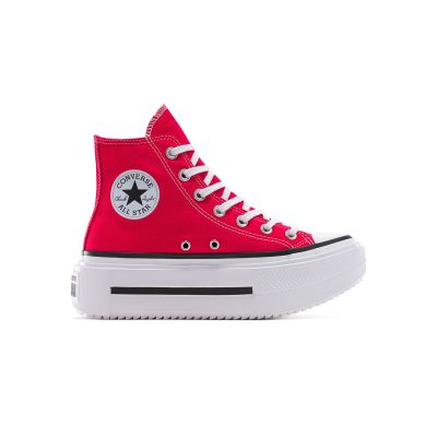 Converse Chuck Taylor All Star Lift Double Stack Platform 4 - rød - Joggesko