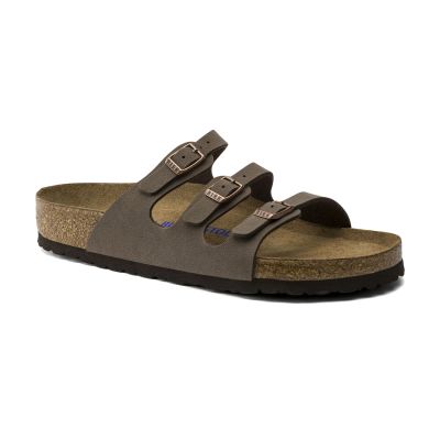Birkenstock Florida Sofr Footbed Birko-Flor Nubuck Regular Fit - Brun - Sandaler Birkenstock Florida Sofr Footbed Birko-Flor Nubuck Regular Fit - Brun - Sandaler