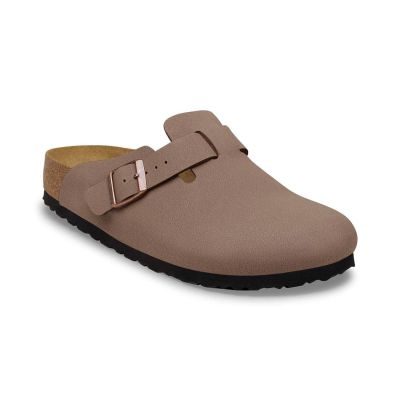 Birkenstock Boston TEX Birko-Flor Narrow Fit Mocca - Brun - Sandaler Birkenstock Boston TEX Birko-Flor Narrow Fit Mocca - Brun - Sandaler