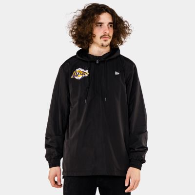 NEW ERA NBA Seasonal Infill Print Windbreaker Los Angeles Lakers Black - Svart - Jakke