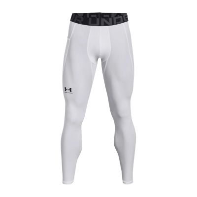 Under Armour HG Armour Leggings White - Hvit - Kompresjonsleggings Under Armour HG Armour Leggings White - Hvit - Kompresjonsleggings