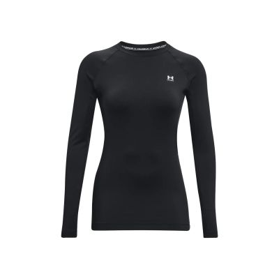 Under Armour Authentics Wmns Crew Black - Svart - Langermet kompresjonsskjorte Under Armour Authentics Wmns Crew Black - Svart - Langermet kompresjonsskjorte
