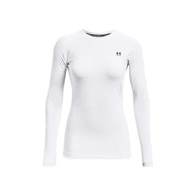 Under Armour Authentics Wmns Crew White - Hvit - Langermet kompresjonsskjorte Under Armour Authentics Wmns Crew White - Hvit - Langermet kompresjonsskjorte