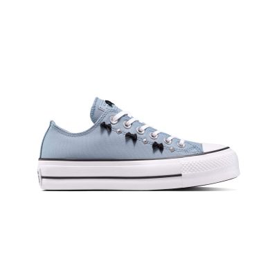 Converse Chuck Taylor All Star Lift Platform Bows & Studs - Svart - Joggesko Converse Chuck Taylor All Star Lift Platform Bows & Studs - Svart - Joggesko