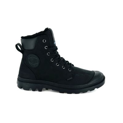 Palladium Pampa Sport Cuff Waterproof Shearling - Svart - Joggesko