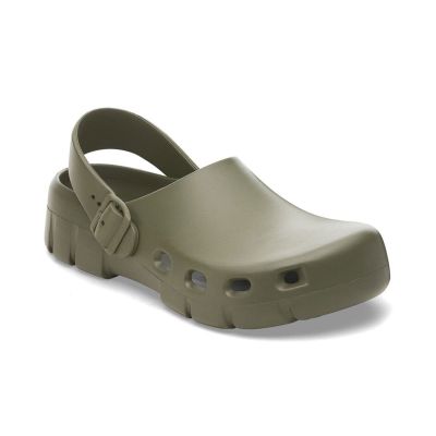 Birkenstock Birki Flow EVA Khaki Regular - Grønn - Sandaler Birkenstock Birki Flow EVA Khaki Regular - Grønn - Sandaler
