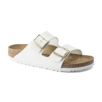 Birkenstock Arizona BF Patent White Regular Fit - Hvit - Sandaler Birkenstock Arizona BF Patent White Regular Fit - Hvit - Sandaler