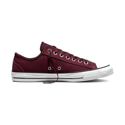 Converse Chuck Taylor All Star Suede Trim Burgundy - rød - Joggesko Converse Chuck Taylor All Star Suede Trim Burgundy - rød - Joggesko