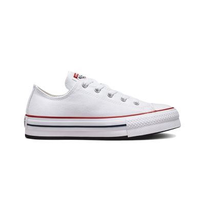 Converse Chuck Taylor All Star Lift Platform Low Top Big Kids - Hvit - Joggesko