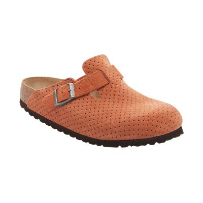 Birkenstock Boston BS Embossed Regular Fit - Oransje - Sandaler Birkenstock Boston BS Embossed Regular Fit - Oransje - Sandaler