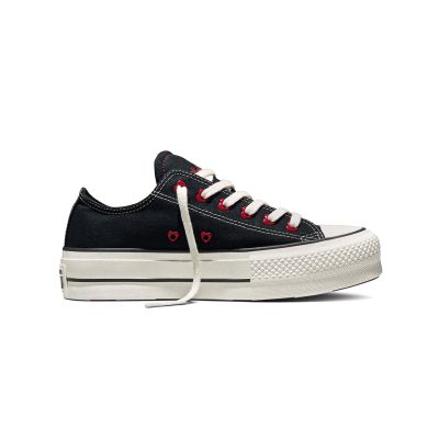 Converse Chuck Taylor All Star Lift Platform Valentine's Day 3 - Svart - Joggesko Converse Chuck Taylor All Star Lift Platform Valentine's Day 3 - Svart - Joggesko