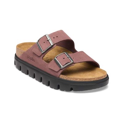 Birkenstock Arizona Chunky Suede Leather Narrow Fit Pepper - Rosa - Sandaler Birkenstock Arizona Chunky Suede Leather Narrow Fit Pepper - Rosa - Sandaler
