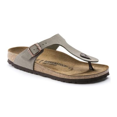 Birkenstock Gizeh Birko-Flor Regular Fit Grey 43391 - Grå - Sandaler Birkenstock Gizeh Birko-Flor Regular Fit Grey 43391 - Grå - Sandaler