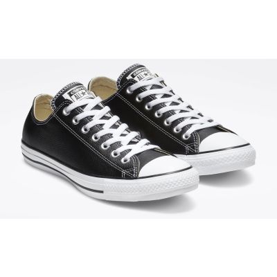 Converse Chuck Taylor Leather Black - Svart - Joggesko