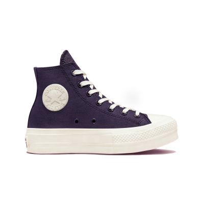 Converse Chuck Taylor All Star Lift Platform Tonal Jacquard - Blå - Joggesko Converse Chuck Taylor All Star Lift Platform Tonal Jacquard - Blå - Joggesko