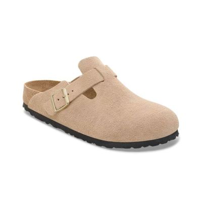 Birkenstock Boston BS Suede Leather Narrow Fit Brown - Brun - Sandaler Birkenstock Boston BS Suede Leather Narrow Fit Brown - Brun - Sandaler
