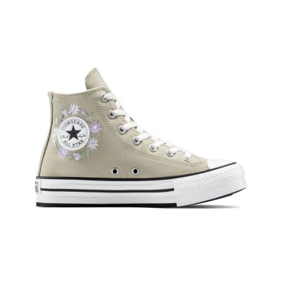 Converse Chuck Taylor All Star Eva Lift Platform Florals - Grønn - Joggesko