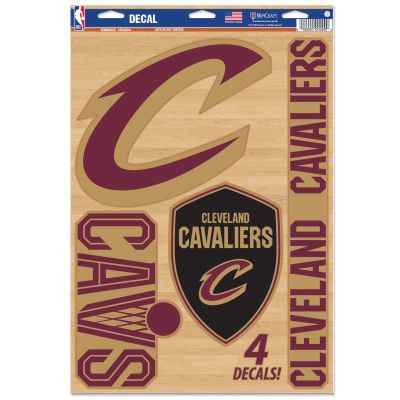WinCraft NBA 11x17 Cleveland Cavaliers Multi-Use Decal - rød - Nálepky