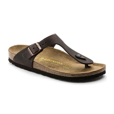 Birkenstock Gizeh NU Oiled Habana Narrow Fit - Brun - Sandaler Birkenstock Gizeh NU Oiled Habana Narrow Fit - Brun - Sandaler