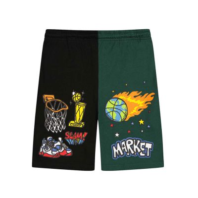 Market Memorabilia Shorts Green - Grønn - Shorts