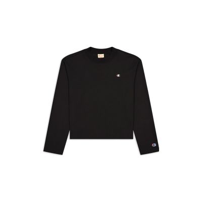Champion Long Sleeve Jersey Top - Svart - Kortermet T-skjorte Champion Long Sleeve Jersey Top - Svart - Kortermet T-skjorte