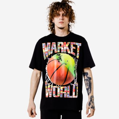 Market The Games Bring Us Together T-shirt(B-Ball) Black - Svart - Kortermet T-skjorte Market The Games Bring Us Together T-shirt(B-Ball) Black - Svart - Kortermet T-skjorte