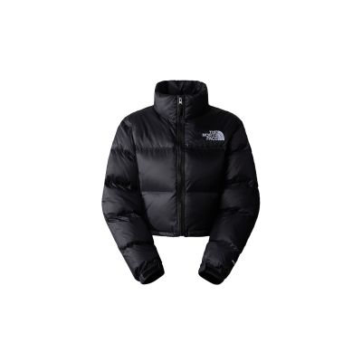 The North Face W Nuptse Short Jacket - Svart - Jakke The North Face W Nuptse Short Jacket - Svart - Jakke
