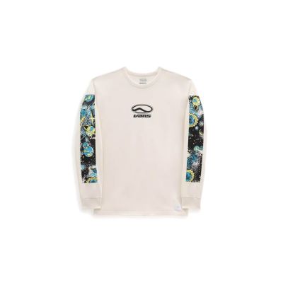 Vans Anaheim Space Galaxy L/S - Hvit - Kortermet T-skjorte Vans Anaheim Space Galaxy L/S - Hvit - Kortermet T-skjorte