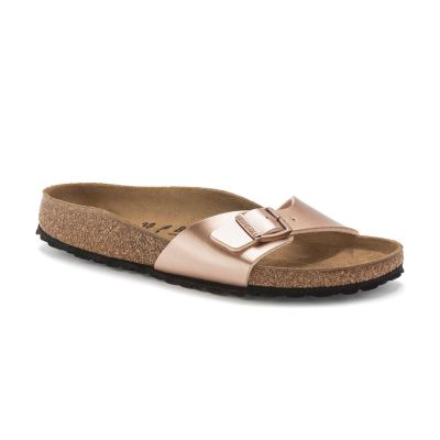 Birkenstock Madrid Birko-Flor Narrow Fit Pink - Rosa - Sandaler Birkenstock Madrid Birko-Flor Narrow Fit Pink - Rosa - Sandaler