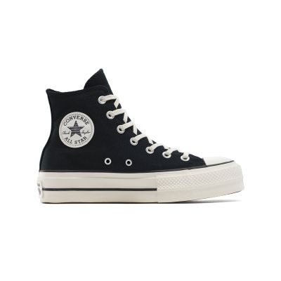 Converse Chuck Taylor All Star Lift Platform Floral Patchwork - Svart - Joggesko Converse Chuck Taylor All Star Lift Platform Floral Patchwork - Svart - Joggesko