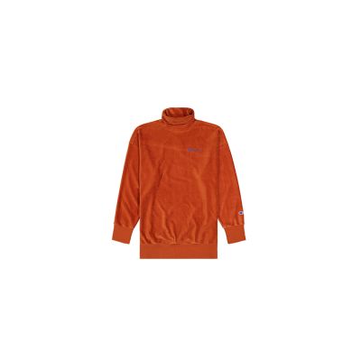 Champion Corduroy High Neck Oversized Sweatshirt - Oransje - Hettegenser Champion Corduroy High Neck Oversized Sweatshirt - Oransje - Hettegenser