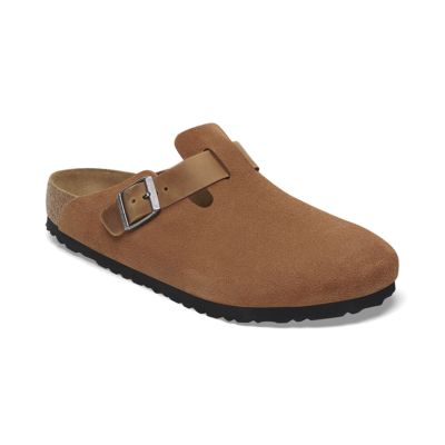 Birkenstock Boston BS Mixed Leather Regular Fit Brown 1029185 - Brun - Sandaler Birkenstock Boston BS Mixed Leather Regular Fit Brown 1029185 - Brun - Sandaler