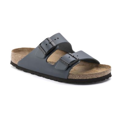 Birkenstock Arizona Natural Leather Narrow Fit Blue - Blå - Sandaler Birkenstock Arizona Natural Leather Narrow Fit Blue - Blå - Sandaler