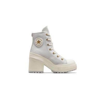 Converse Chuck 70 De Luxe Heel Platform Crafted Stitching - Grå - Joggesko Converse Chuck 70 De Luxe Heel Platform Crafted Stitching - Grå - Joggesko