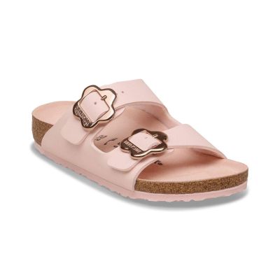 Birkenstock Arizona Flowers Birko-Flor Narrow Fit Light Rose Tonal - Rosa - Sandaler Birkenstock Arizona Flowers Birko-Flor Narrow Fit Light Rose Tonal - Rosa - Sandaler