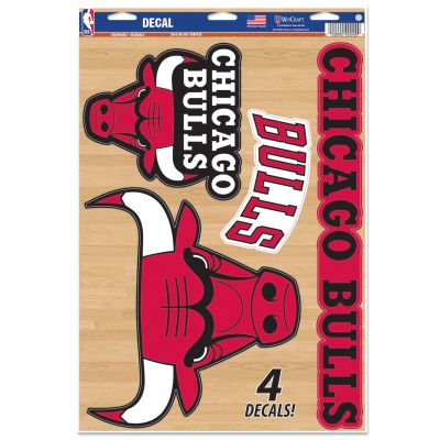 WinCraft NBA 11x17 Chicago Bulls Multi-Use Decal - rød - Nálepky