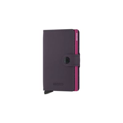 Secrid Miniwallet Matte Dark Purple-Fuchsia - Lilla - Accessories