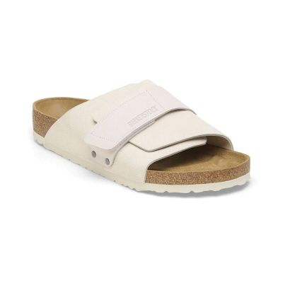 Birkenstock Kyoto Nubuck Suede Leather Regular Fit Offwhite - Brun - Sandaler Birkenstock Kyoto Nubuck Suede Leather Regular Fit Offwhite - Brun - Sandaler