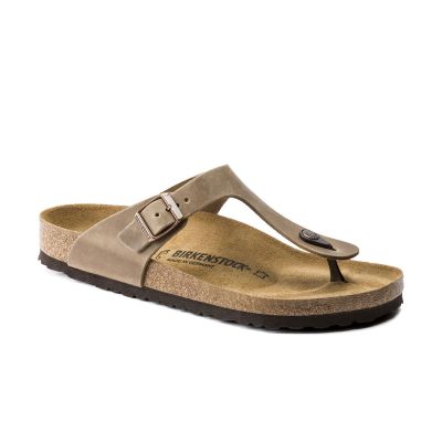 Birkenstock Gizeh NU Oiled Tabacco Brown Narrow Fit - Brun - Sandaler Birkenstock Gizeh NU Oiled Tabacco Brown Narrow Fit - Brun - Sandaler