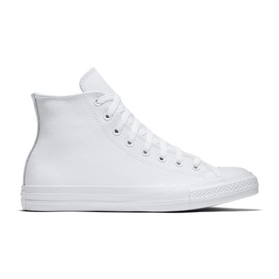 Converse Chuck Taylor All Star Mono Leather White - Hvit - Joggesko