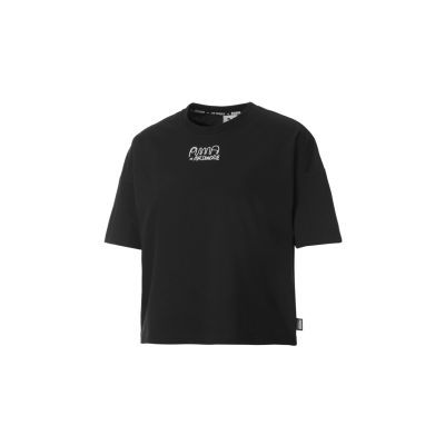 Puma x Mr Doodle Women´s Loose Tee - Svart - Kortermet T-skjorte Puma x Mr Doodle Women´s Loose Tee - Svart - Kortermet T-skjorte
