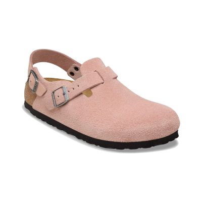 Birkenstock Tokio Suede Leather Regular Fit Pink Clay - Rosa - Sandaler Birkenstock Tokio Suede Leather Regular Fit Pink Clay - Rosa - Sandaler