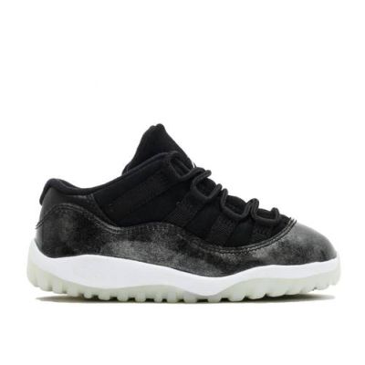 Air Jordan 11 Retro Low "Barons" (TD) - Svart - Joggesko