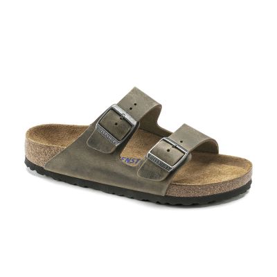 Birkenstock Arizona FL WB Faded Khaki Regular Fit - Brun - Sandaler Birkenstock Arizona FL WB Faded Khaki Regular Fit - Brun - Sandaler
