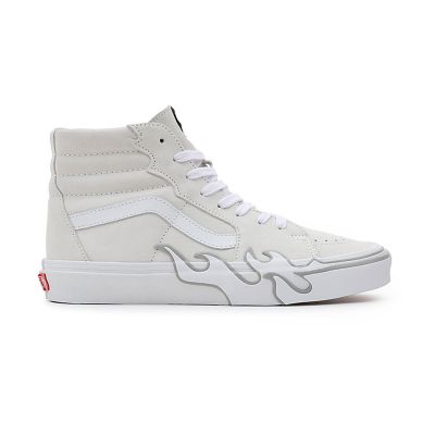 Vans SK8-HI Flame - Hvit - Joggesko