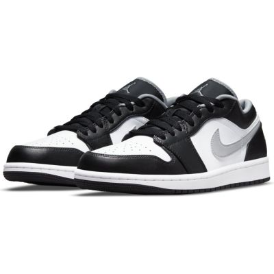 Air Jordan 1 Low "Black Medium Grey" - Svart - Joggesko